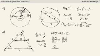 Planimetria  powtórka do matury podstawowej [upl. by Hnad998]