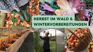 Selbstversorger im Herbst  So bereiten wir uns auf den Winter vor  Horror im Hochbeetgarten [upl. by Annekim542]