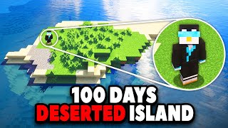 I Survived 100 Days on a DESERTED ISLAND [upl. by Selohcin]