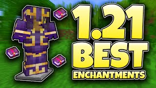 NEW Minecraft 121 Enchantment Guide  Best Enchantments for EVERY Weapon Tool amp Armor [upl. by Ayatnohs]