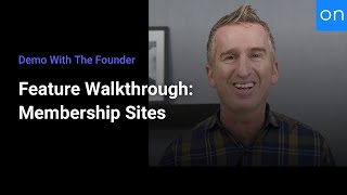 Demo With The Founder  Membership Site Walkthrough [upl. by Fong569]