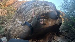 Divergent Spectrum amp Variation V78  Red Rocks Bouldering Willow Springs Mystery Canyon [upl. by Rhee586]