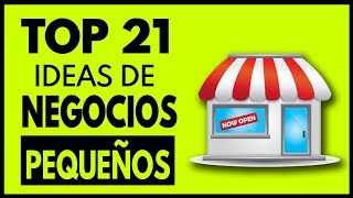 Top 21 Ideas de Negocios Pequeños Para Principiantes en 2023 💡 [upl. by Missi276]