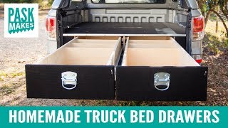 Homemade Truck Bed Drawers [upl. by Katy]