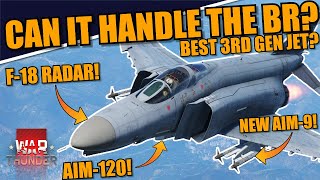 War Thunder  A 3rd GEN JET that FIRES AIM120s amp AIM9Lis F4F ICE in TOP TIER GREAT or BAD [upl. by Berkman]