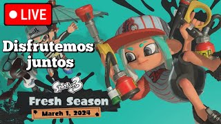 Probando nuevas armas y Disfrutemos de la Fresh Season  Splatoon 3 Fresh Season 2024 [upl. by Aener152]