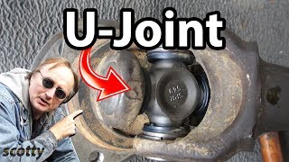 How to Fix a Car that Shakes When Accelerating U Joint [upl. by Tullusus]