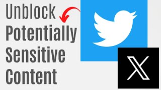 How To Turn Off Twitter Sensitive Content Setting  How to Unblock quotPotentially Sensitive Contentquot [upl. by Janette]