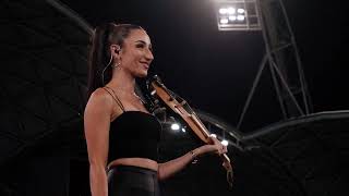 EPIC Melbourne Derby PreMatch Violinist  Seven Nation Army [upl. by Uaeb513]