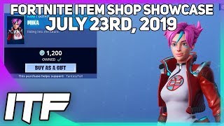 Fortnite Item Shop NEW MIKA SKIN July 23rd 2019 Fortnite Battle Royale [upl. by Nyahs]