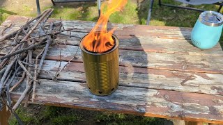 408 DIY Smokeless Solo Stove Firepit [upl. by Giorgia]