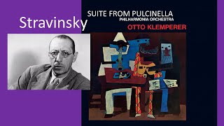 STRAVINSKY  Suite from Pulcinella  Philharmonia Orchestra Otto Klemperer [upl. by Artair]