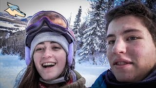 Québec 1  Belle journée de ski  VLOG 1 [upl. by Eigla]