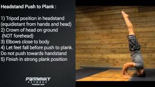 MONKEY METHOD Headstand Push to Plank [upl. by Aloise]