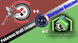 Pokémon Draft League  S6 W1 Stargazer Div  Vancouver Valiants VS Pittsburgh Scizors [upl. by Axe]