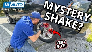 Shaking Pulling Steering Wheel How to Diagnose a Seized Brake Caliper [upl. by Nalra]