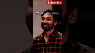 Yathe Yathe song lyrics tamilsong dhanush gvprakash love melodyhits lovesong trending song [upl. by Hortensa]