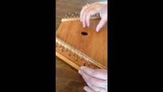 Black Muddy River Played on a Zither  Lap Harp [upl. by Olnee]