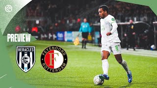 PREVIEW 📊  Heracles Almelo – Feyenoord  Eredivisie 16 [upl. by Harrad]