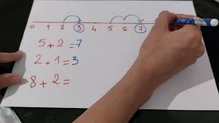 Calculer des additions et des soustractions à laide de la bande numériqueCPCE1CE2 [upl. by Sissel]