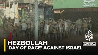 Hezbollah calls for unprecedented day of rage against Israel on Wednesday after hospital attack [upl. by Enovaj408]