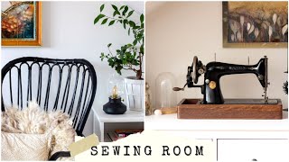 Sewing Room Makeover Before amp After🧵 Cottage Attic Vibes [upl. by Chaves668]