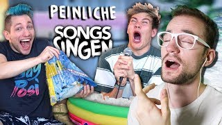 MEGA PEINLICHE SONGS SINGEN mit Rezo  Joeys Jungle  REACTION [upl. by Lamberto]