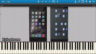 CLASSIC iPHONE RINGTONES IN SYNTHESIA [upl. by Nivad]