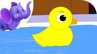 Yellow Ducky  Nursery Rhyme with Karaoke [upl. by Granoff]