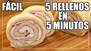 PIONONO SALADO 5 IDEAS en 5 MINUTOS Deliciosos y Fáciles [upl. by Leemaj]