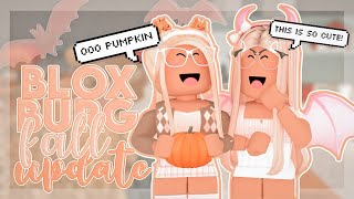 bloxburg FALL UPDATE 🍂  see shell [upl. by Idoj]