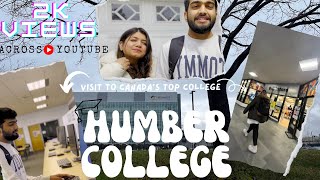 Vlog1 Humber College North Campus Canadas Top College Tour Facilities Toronto Canada [upl. by Kauffmann]