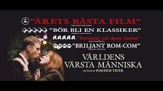 VÄRLDENS VÄRSTA MÄNNISKA av Joachim Trier  trailer  TriArt Film [upl. by Ugo577]