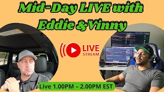 Tuesday Talks  MidDay LIVE with Eddie and Vinny [upl. by Knorring]