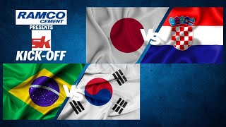 Japan vs Croatia and Brazil vs South Korea  Ramco Cement Presents SK KickOff [upl. by Shaeffer787]