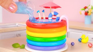 TRANSFORM CAKE Satisfying Miniature Rainbow Cake Decorating For This Summer  50 Mini Cake Ideas [upl. by Horatia]