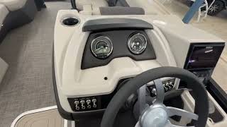 NEW BlackedOut Barletta Tritoon in Crosslake Minnesota 2024 Cabrio 22 UC [upl. by Whitten]