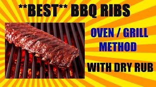 BEST BBQ RIBS  OVENGRILL METHOD [upl. by Locin396]