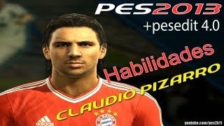 Claudio Pizarro Habilidades PES 2013  PESEDIT 40 [upl. by Bowlds]