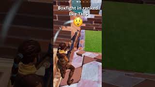 how to boxfight in Ranked fortnite shorts fortniteshorts fortniteclips [upl. by Auqinihs]