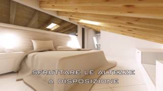 Come progettare una mansarda  Interior Design [upl. by Allebram]