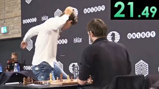 The Fastest Losses of Magnus Carlsens Career [upl. by Apollus867]