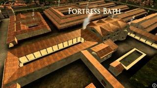 Animation of ancient Roman Fort in Caerleon Wales [upl. by Kath]