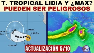 ATENCIÓN a los Ciclones LIDIA y ¿MAX Pueden ser PELIGROSOS [upl. by Ardnaed]