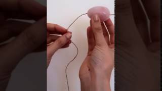 How to String A Yoni Egg [upl. by Boote]