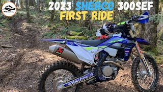 2023 Sherco 300SEF First Ride [upl. by Arelus]