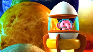 Solar System Song Learn Planets and Nursery Rhymes for Babies [upl. by Sanalda948]