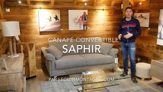 Canapé Rapido saphir fabriqué en France [upl. by Einniw]