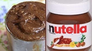 NUTELLA COME LORIGINALE  Crema spalmabile alle nocciole fatta in casa [upl. by Hseyaj]