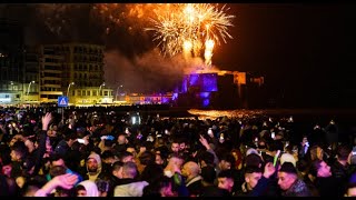 Capodanno a Napoli la lunga notte di festa al Plebiscito [upl. by Drugi]